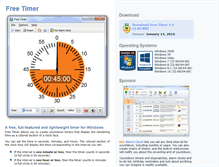 Tablet Screenshot of freetimersoftware.com